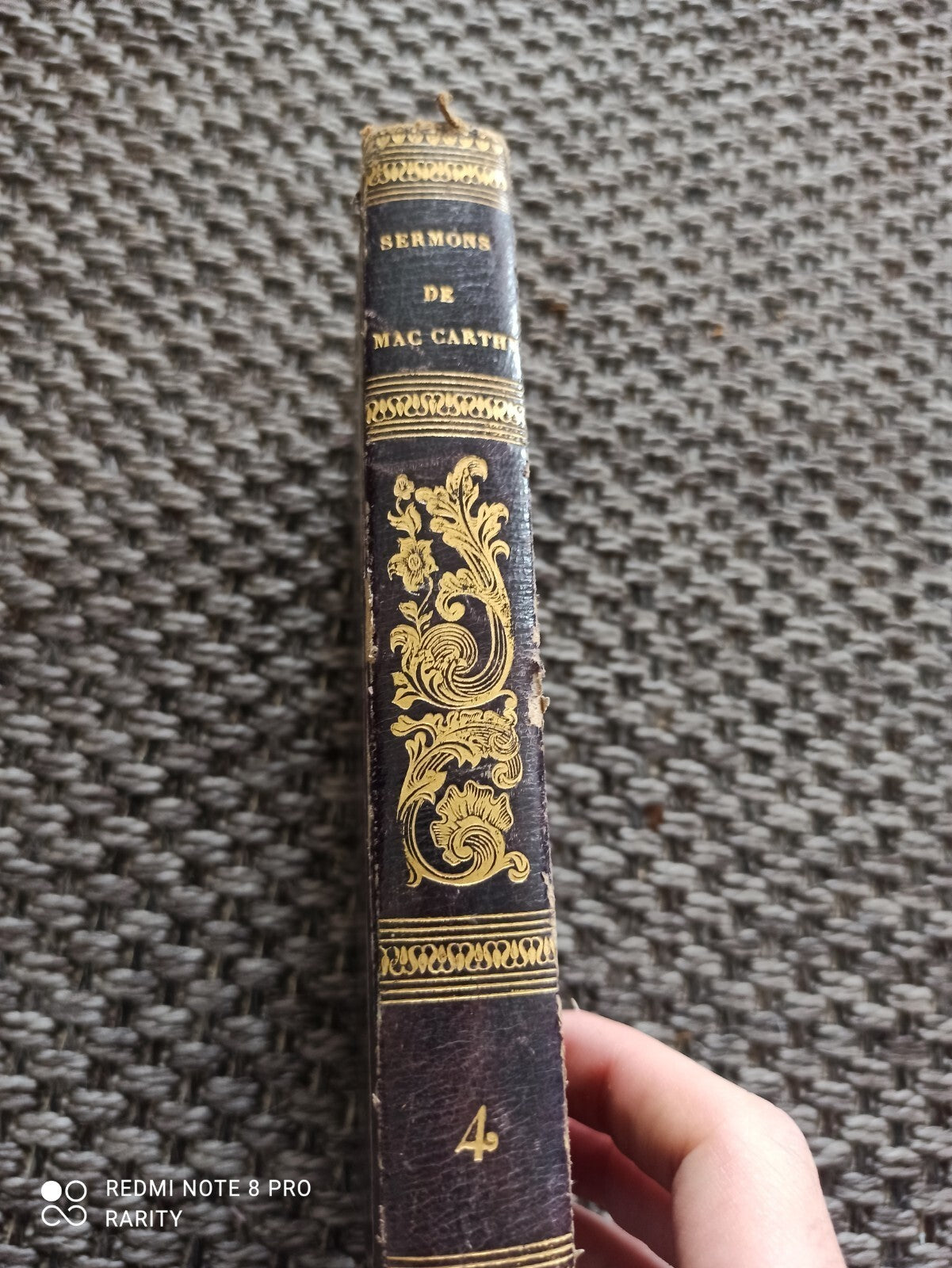 Livre ancien Sermons Père de Mac Carthy Tome IV 1836 Lyon Paris