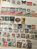 Lot de timbres philatélie USA oblitérés motifs variés fleurs animaux couleurs