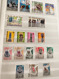 Timbres anciens Haute-Volta lot thématique africain animaux masques oblitérés