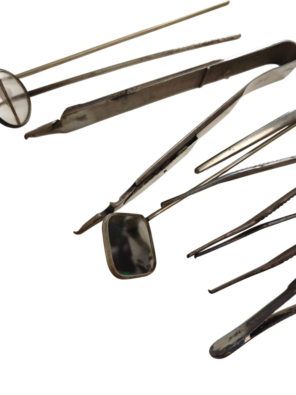 Lot instruments dentiste vintage anciens outils chirurgicaux rétro collection