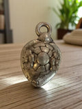 Pendentif tortue vintage métal années 50 rétro deadstock bijou ancien