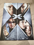Poster X-Men 2 film Marvel affiches cinéma super-héros bleu (X-Men II)