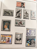 Timbres anciens République du Mali neufs, personnages, oiseaux, astronautes