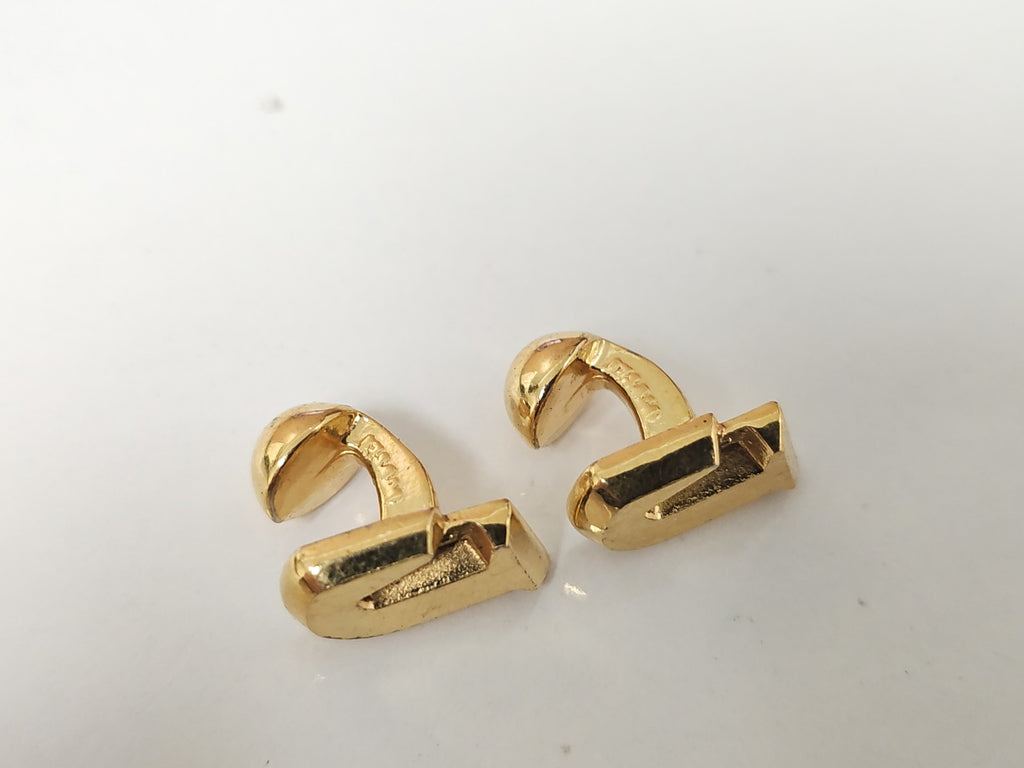 Paire de boutons de manchettes anciens vintage rétro pour collection ou costume