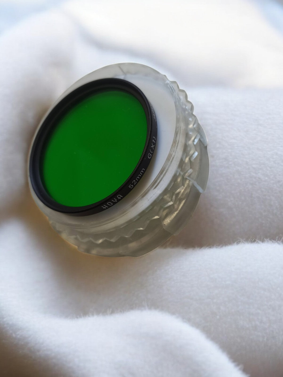 Filtre photo HOYA 52mm vert ancien, filtre optique vintage, G(X1) rétro