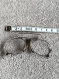 Pince-nez ancien lunettes vintage monture métal rondes début XXe rétro