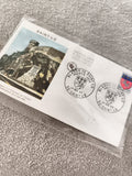 Lettre FDC Saint-Lô 1966 blason premier jour philatélie ancien enveloppe