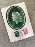 Lettre premier jour Marianne 1969 timbres République française Paris