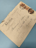 Ancienne carte postale début XXe Helvetia timbres France philatélie (Ref 5)