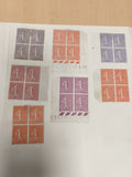 Timbres France Semeuse lot x4 ou x8, différentes valeurs, philatélie