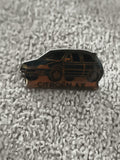 Pin's Citroën AX vintage, forme voiture noire, badge auto années 80 90 (Ref 11)