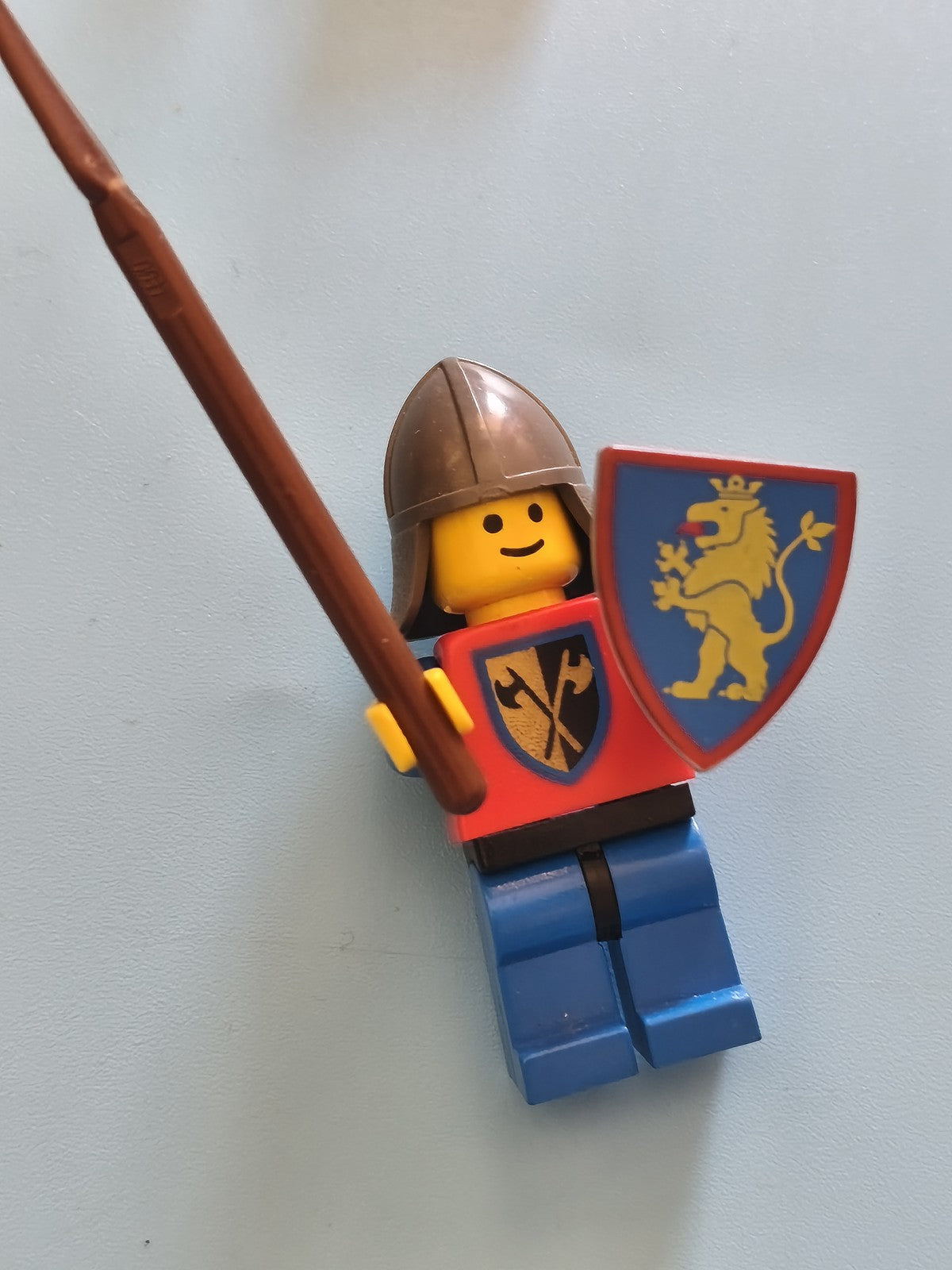 Figurine rétro Lego Castle personnage ancien, jouet vintage collection Lego d'oc
