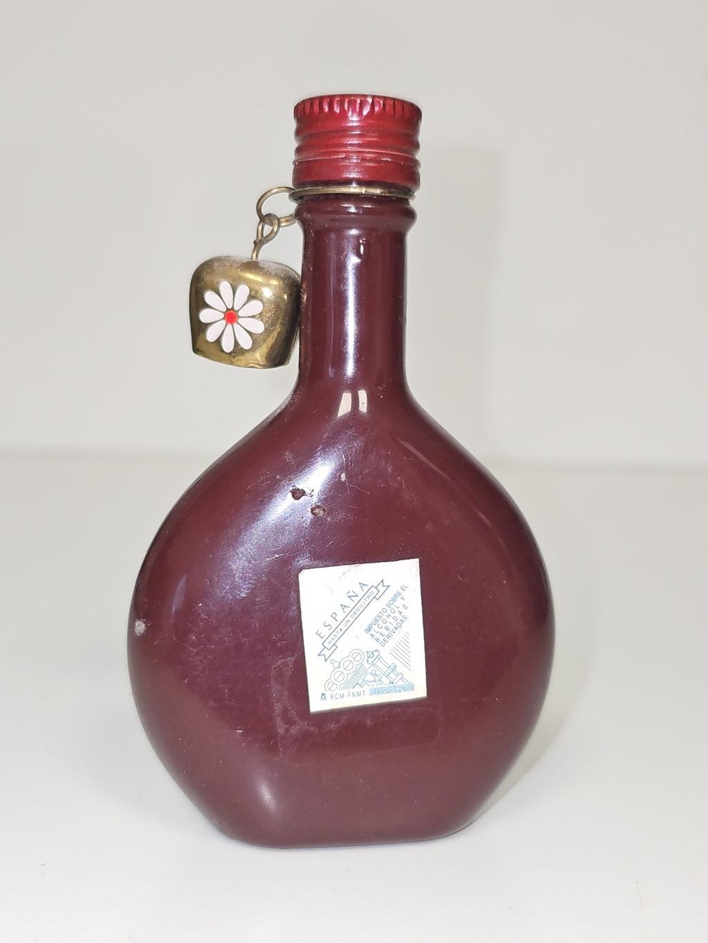 Mignonnette ancienne Tolon Tolon rétro, flacon miniature collection alcool vinta