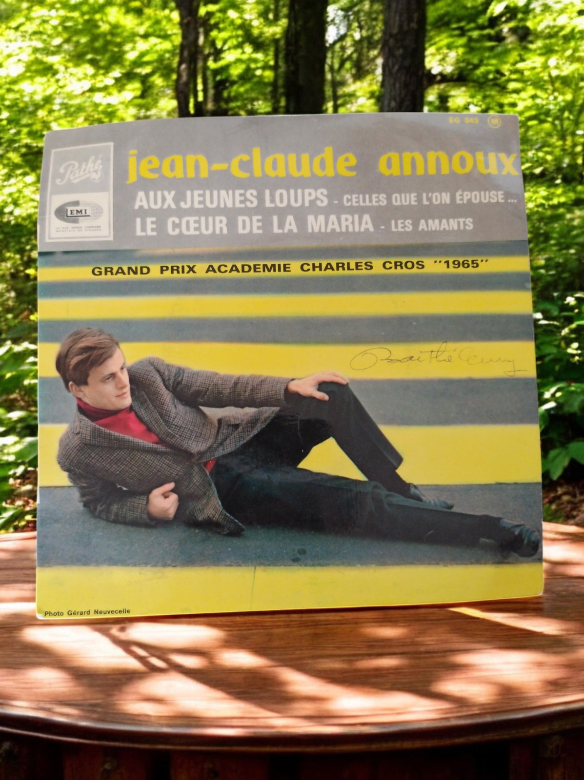 Vinyle 45 tours rare de Jean-Claude Annoux