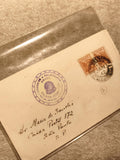 Lettre affranchie Brésil 1942 timbres CORREIOS cachet Rio Philatélie (Ref 9)