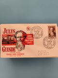 Enveloppe Premier Jour Jules Guesde 1957 FDC Exposition Philatélie Roubaix