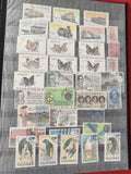 Lot de timbres Philippines usagés ? animaux, papillons, trains, visages célèbres