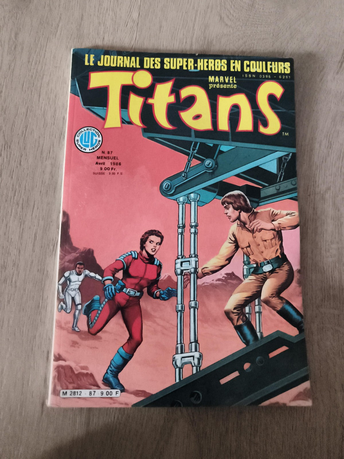 Comic Titans n°87 Marvel avril 1986 ancien vintage super-héros mensuel VF