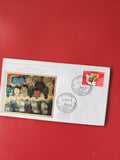 Enveloppe philatélie Premier Jour Suisse, timbre Helvetia UNICEF, illustration c