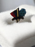 Pin's vintage Olympique de Marseille OM blason émaillé rétro football