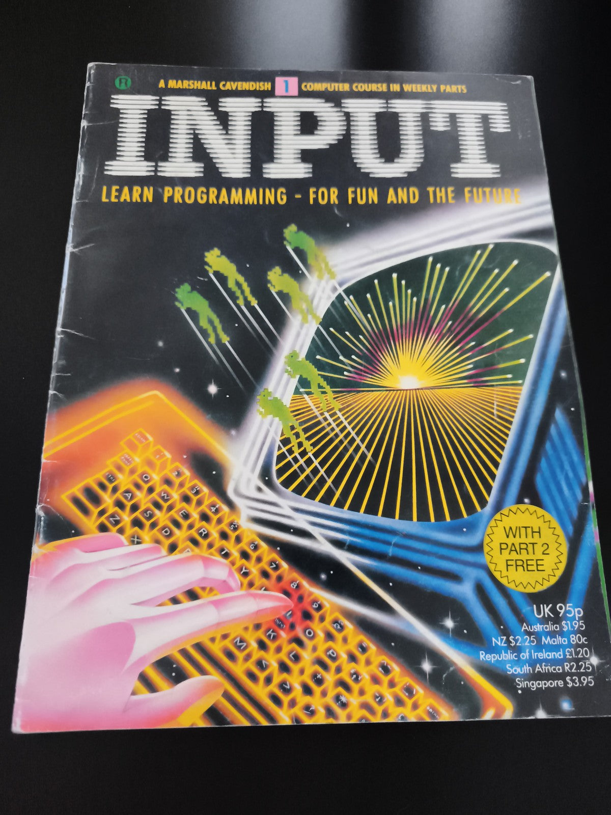 Magazine informatique INPUT n°1 Marshall Cavendish 1980s anglais programmation