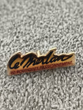 Pin's vintage Le Marlan 60 boutiques passionnément, badge publicitaire rétro (Re