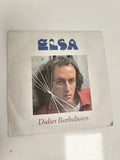 Vinyle 45 tours Didier Barbelivien Elsa pochette photo chanson française