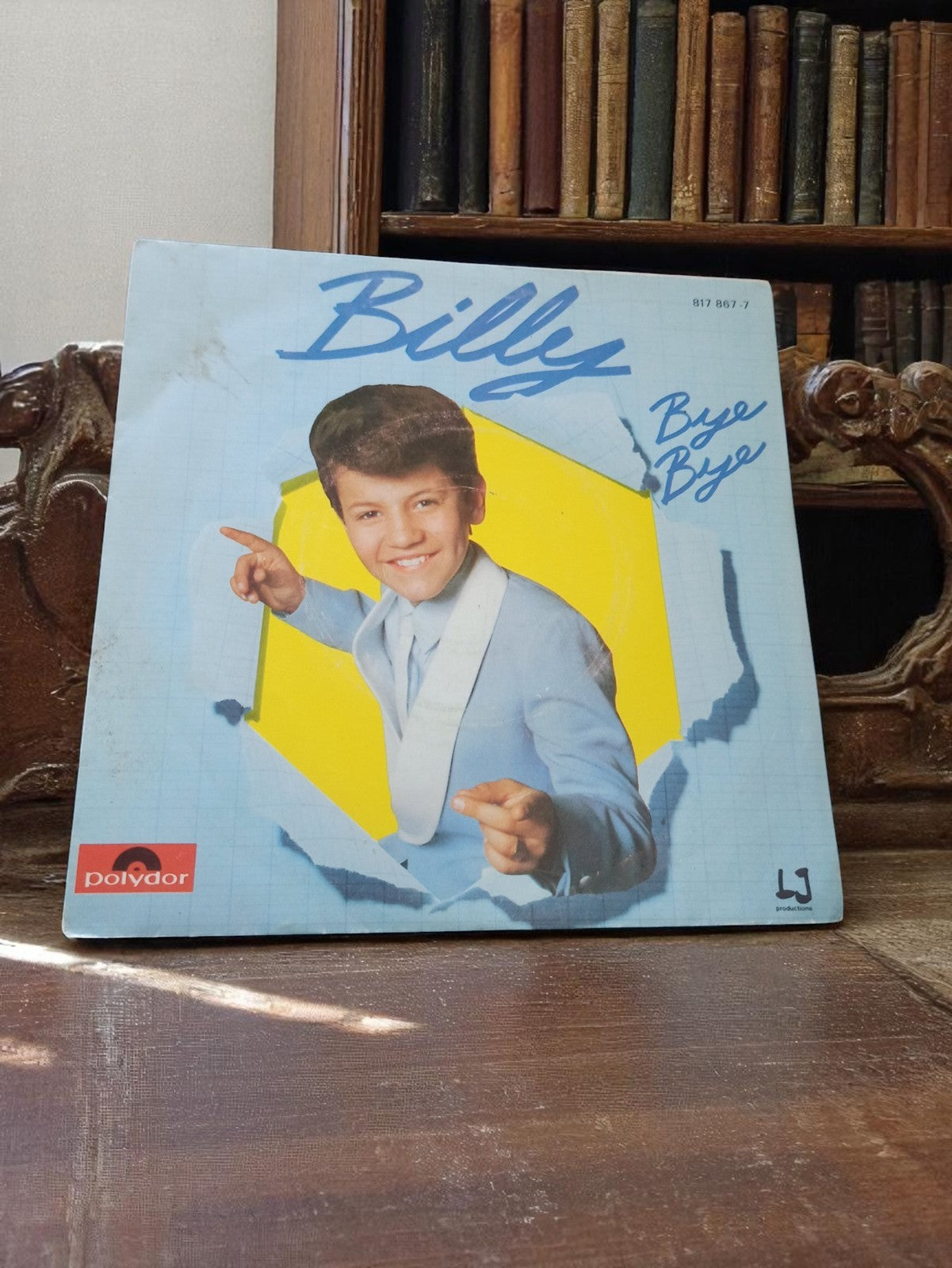 Disque vinyle 45T Billy Bye Bye Polydor vintage pochette originale années 80