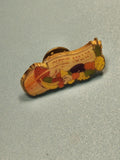 Pin's vintage "Chez Nana" fruits et panier, collection années 80/90
