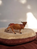 Figurine vache Starlux ancienne, vintage, petit format, déco rétro