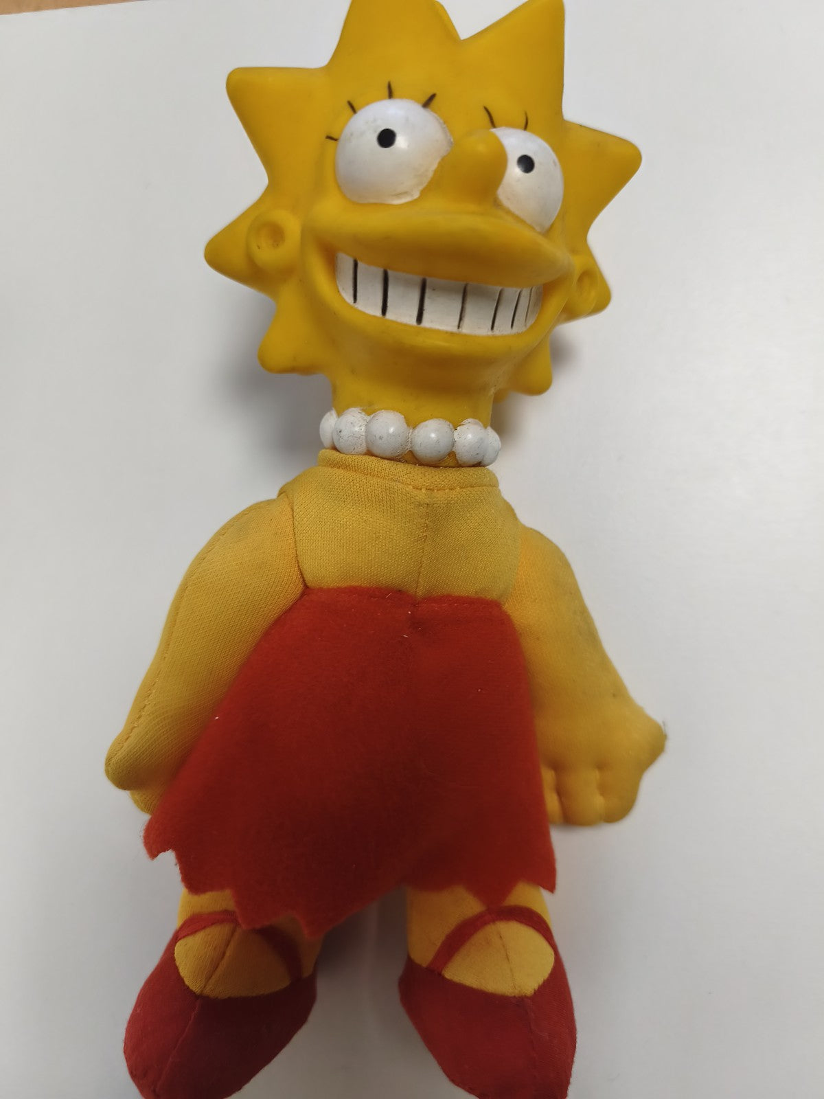 Vintage grande peluche figurine Lisa Simpson ancienne collection rare rétro