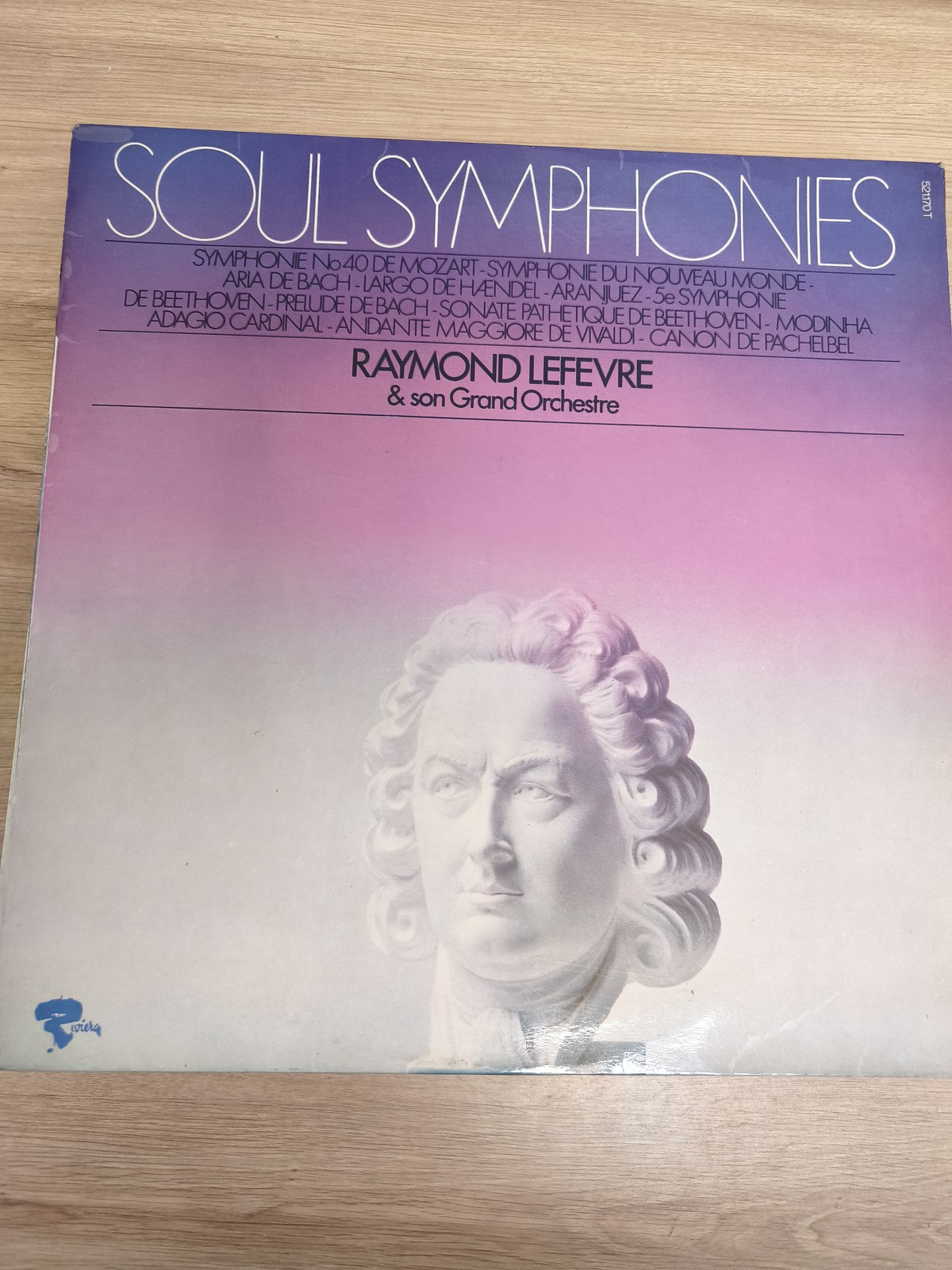Vinyle 33T Soul Symphonies Raymond Lefevre & Grand Orchestre pochette mauve