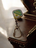 Porte-clés Danone vintage yoghourt citron publicitaire rétro années 70