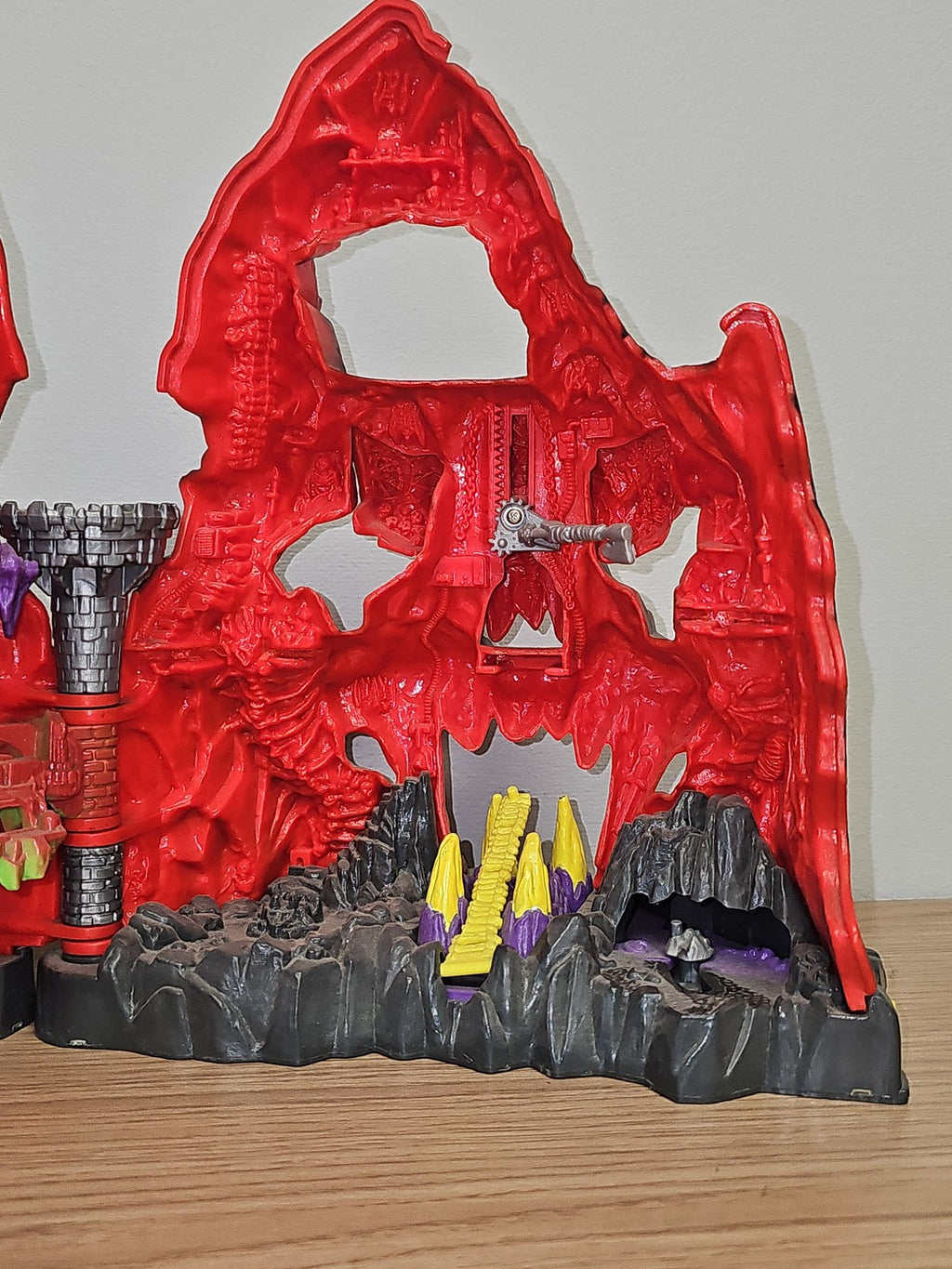 Vintage Mighty Max crâne montagne Bluebird 1992 ancien jouet rétro collection