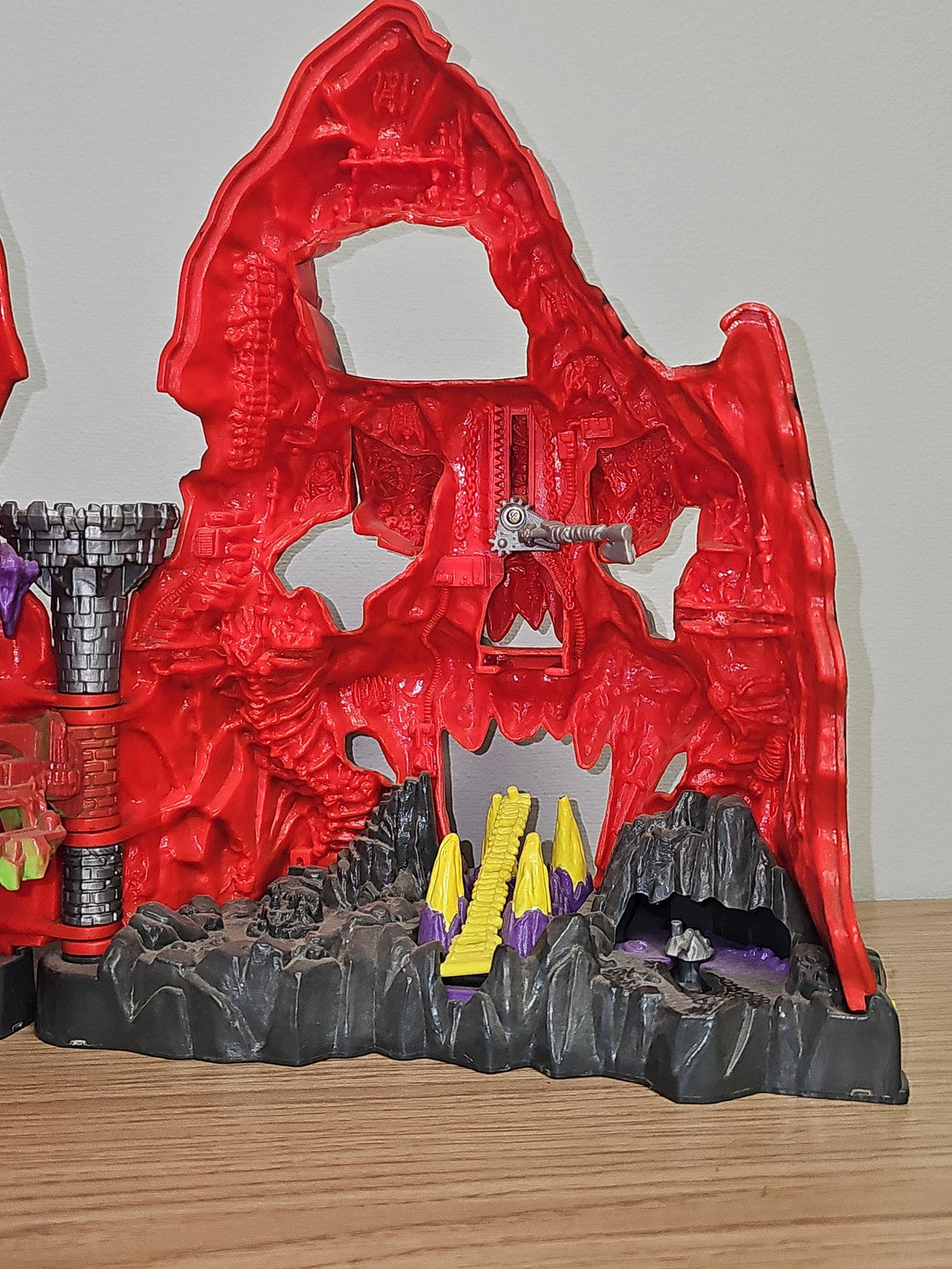 Vintage Mighty Max crâne montagne Bluebird 1992 ancien jouet rétro collection