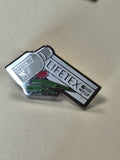 Pin's rétro ancien Lifetex ? Badge vintage collection années 80 90 rare occasion