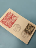 Enveloppe premier jour FDC Antoine Bourdelle La Danse 1968 timbre Paris