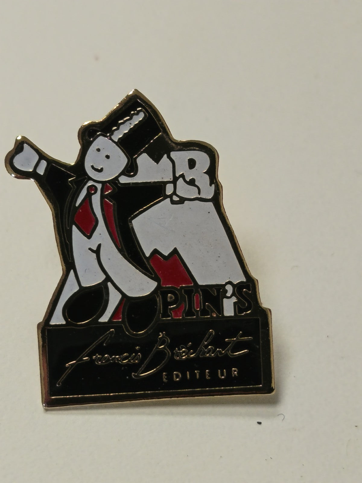 Pin's ancien Francis Bréchart vintage collection rétro badge broche France