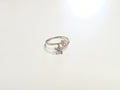 Bague vintage ancienne en argent 925 taille 54, 1,6g, bijou rétro collection