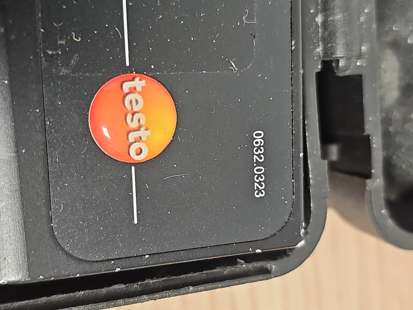 Détecteur de gaz Testo 0632 0323 CH4 C3H8 H2 avec mallette, non testé