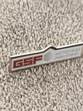 Pin's vintage GSF Nettoyage Industriel badge ancien logo pub (Ref 3)
