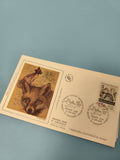 Enveloppe premier jour FDC Histoire Naturelle Buffon Renard 1988 Montbard