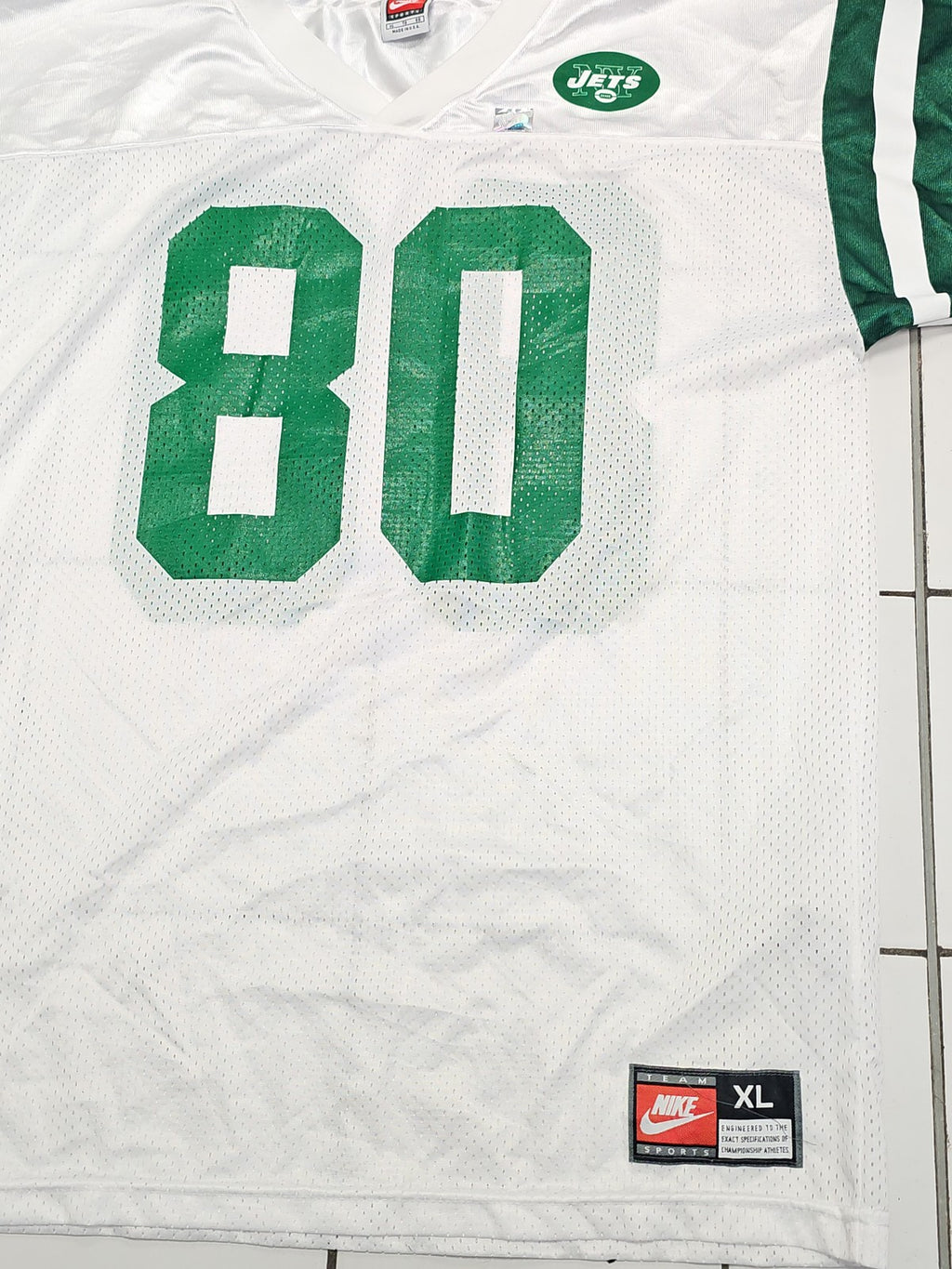 Maillot rétro Nike NFL New York Jets Wayne Chrebet XL ancien jersey collection