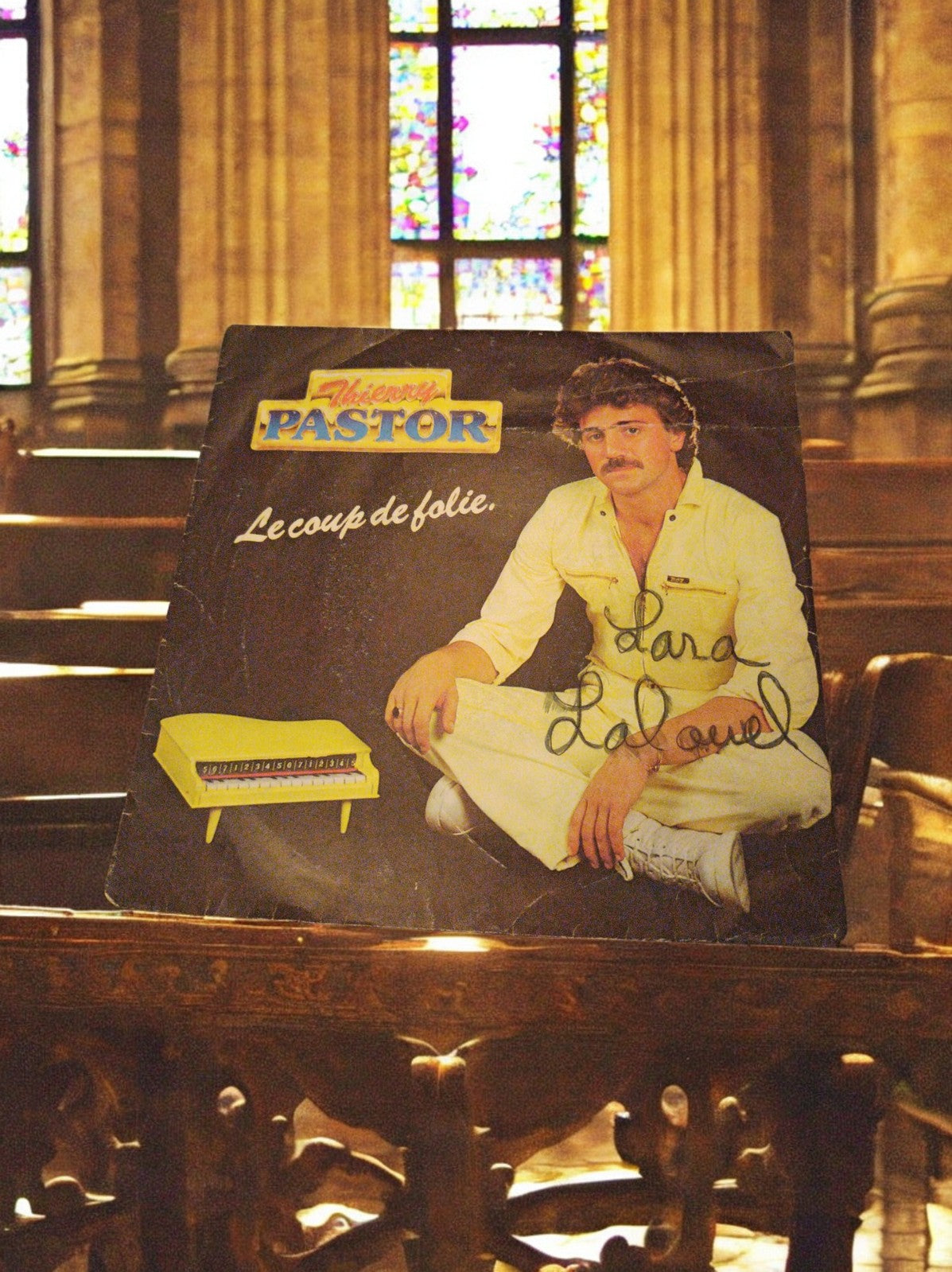 Vinyle 45 tours Thierry Pastor Le coup de folie rétro années 80 vintage
