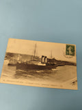Carte postale ancienne Boulogne-sur-Mer paquebot Invicta vers Angleterre