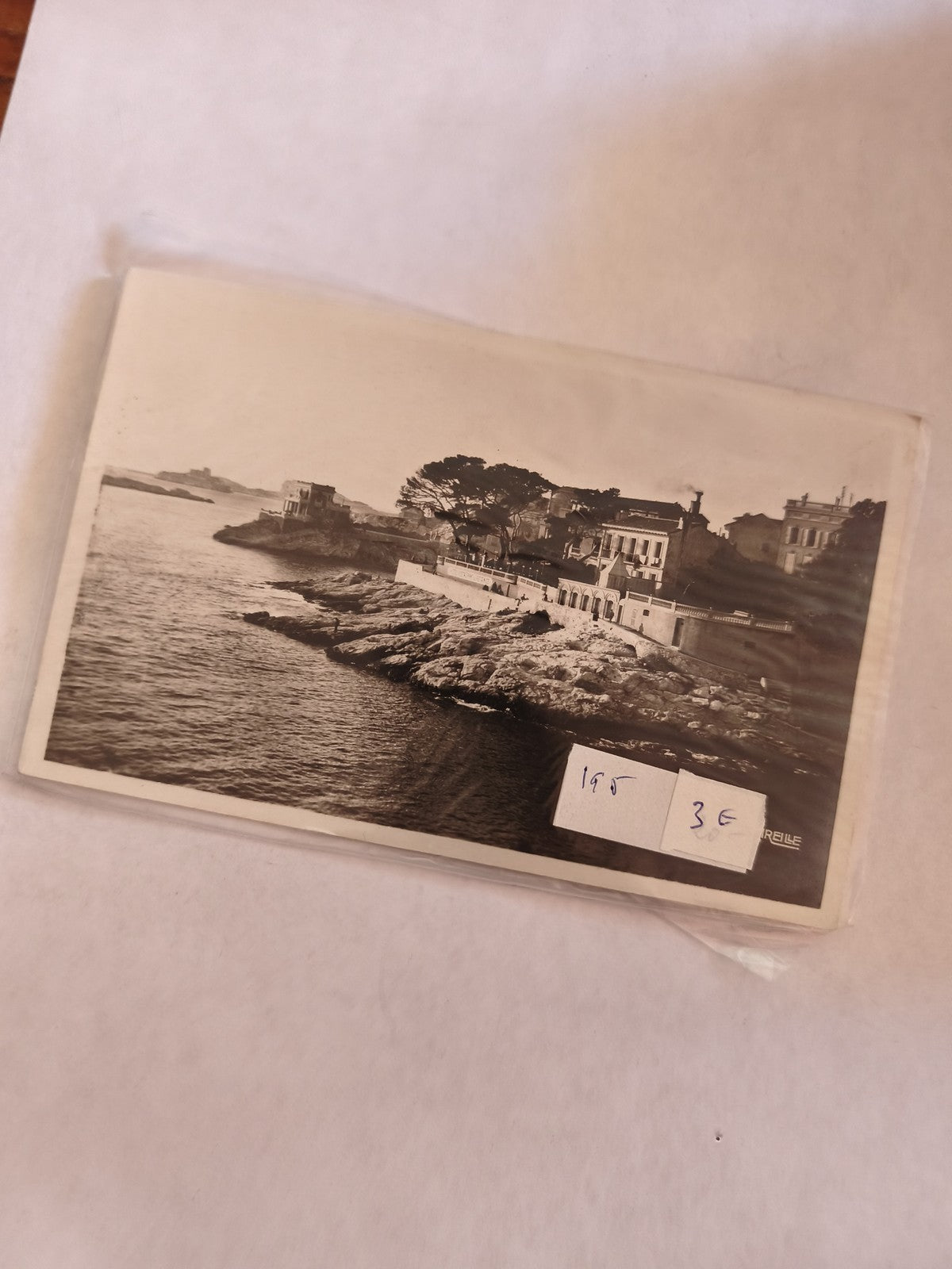 Carte postale ancienne vintage Marseille, rétro collection France, souvenir d'ép