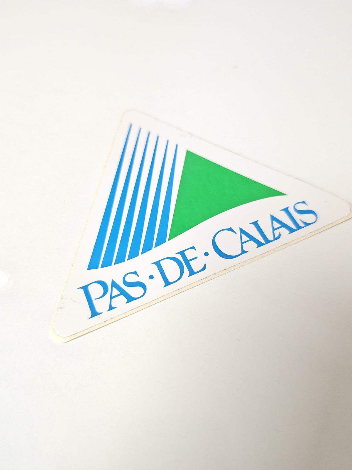 Vintage ancien autocollant publicitaire Pas-de-Calais rétro collection déco