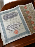 Action ancienne Société des Chaux et Ciments du Sénégal 1920s vintage papier fin