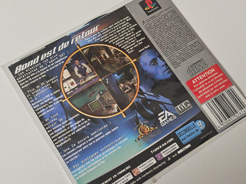 Jeu 007 James Bond CD seul pour Sony Playstation PS1 version française