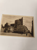 Carte postale ancienne CPA ville cathédrale, photo sépia architecture France
